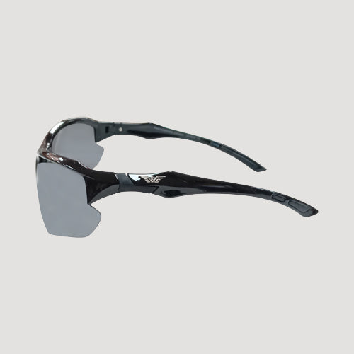 Wings Wrap Around Sports Shades in Black