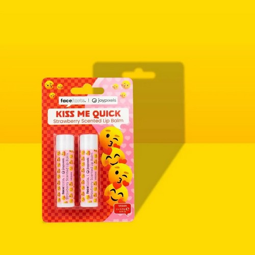 Joypixels Scented Lip Balm 2pk in Kiss Me Quick Strawberry