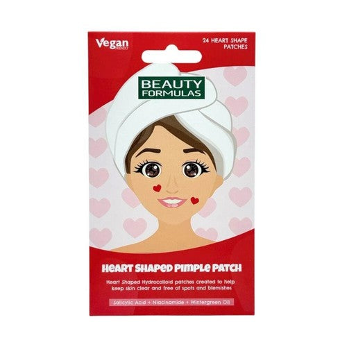 SCS61412 Beauty Formulas Heart Shaped Pimple Patches