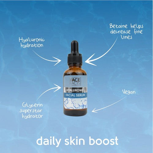 Face Facts Hyaluronic Facial Serum - 30ml