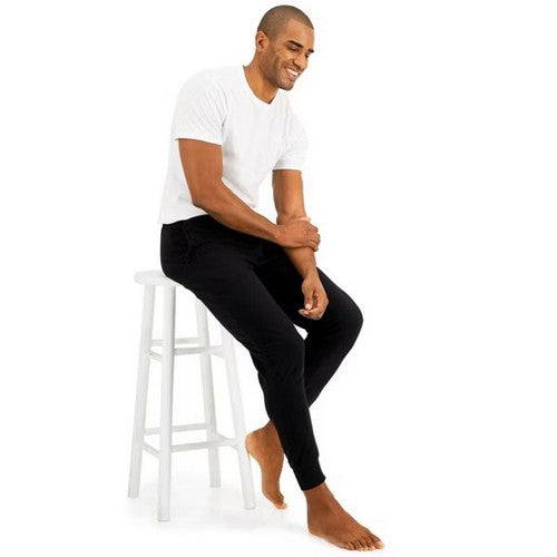 Primark Cuffed Lounge Pants in Black