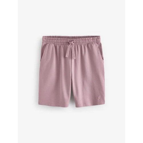 Next Lightweight Stag Logo Jogger Shorts in Lavender
