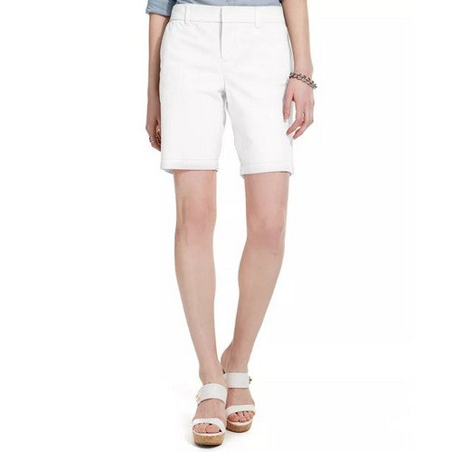 Tommy Hilfiger Plus Size 9" Chino Shorts in White