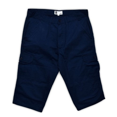 13-1251P Twill Cargo 3/4 Short Pants in Navy