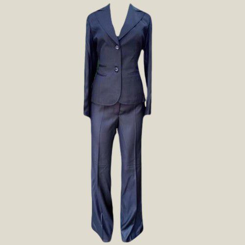 May May 2pc Jacket & Pant Suit in Navy