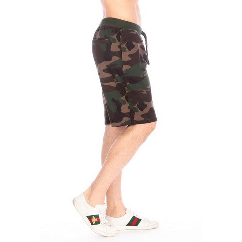 HB-14-210 Lux Jogger Short in Camo Green