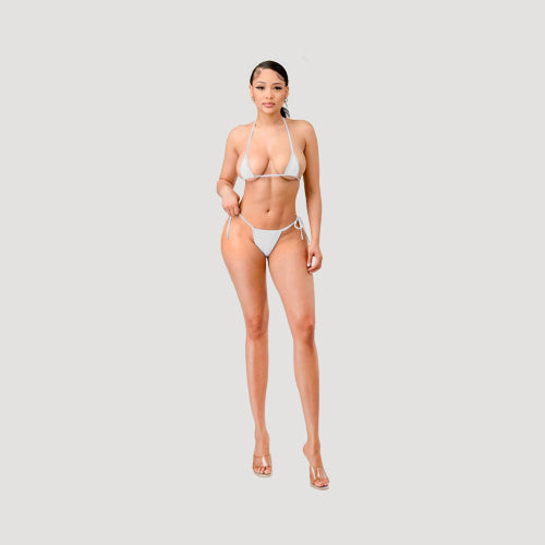 Itsy-Bitsy Barely-There Bikini in White