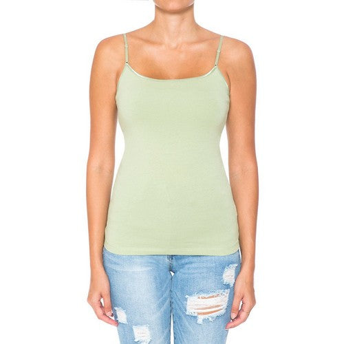 61000 Vest with Built-In Bra Light Sage