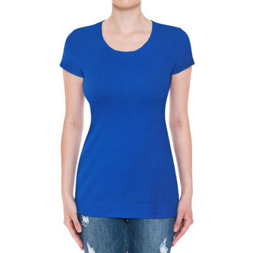 64000 Crew Neck Short Sleeve T-Shirt in Royal Blue