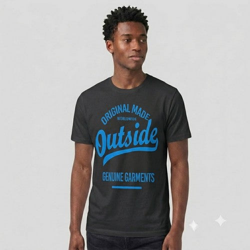 52-664 Original / Made Outside Primark Printed Jersey in Black