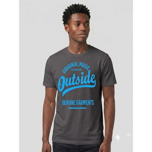 52-664 Original / Made Outside Primark Printed Jersey in Grey