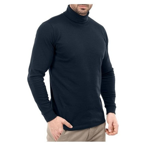 Rock & Rock Turtle Neck Cotton Jersey Navy