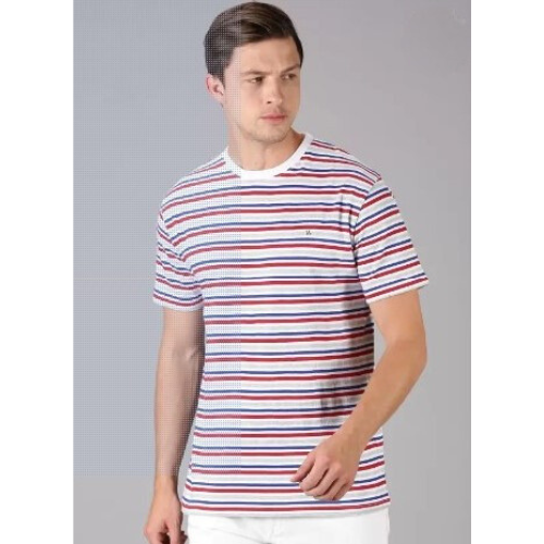 Forever 21 Crew Neck Stripe Jersey Burgundy/White – Seasons Fashion