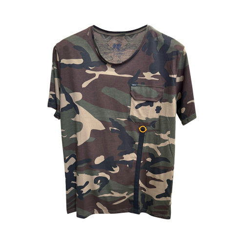 Pocket Jersey in Camouflage Green