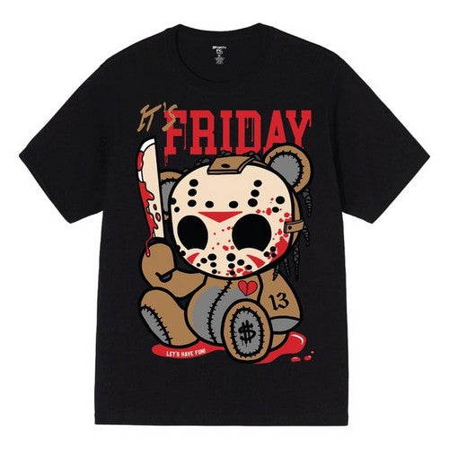 It's Friday Graphic Tee in Black