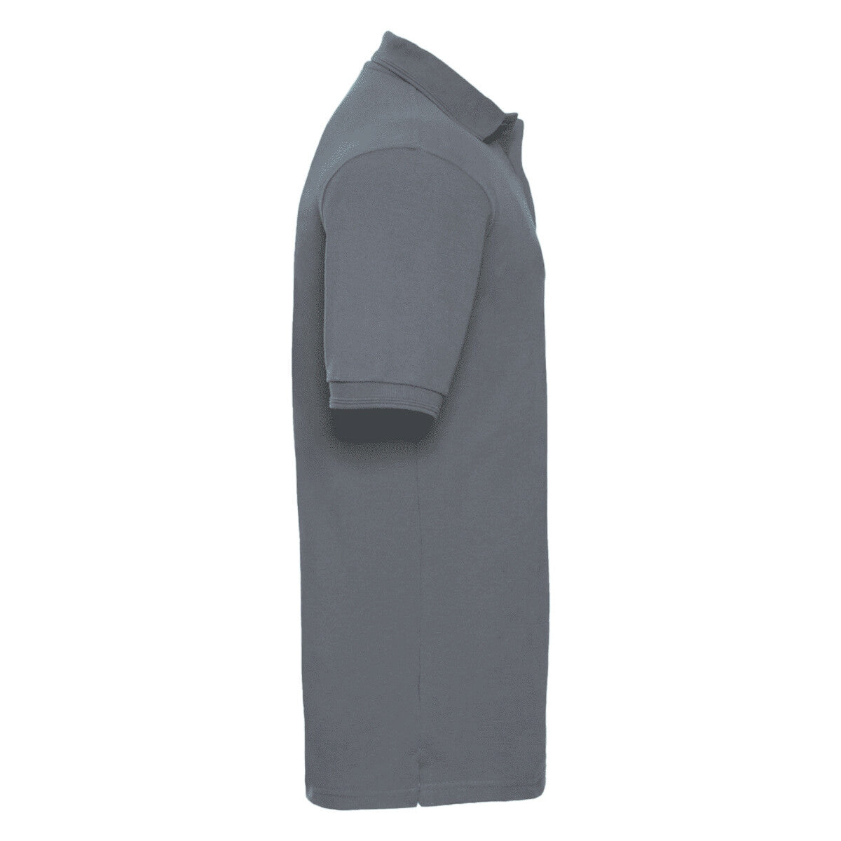 Russell Athletic Ripple Collar & Cuff Polo Shirt in Dark Grey