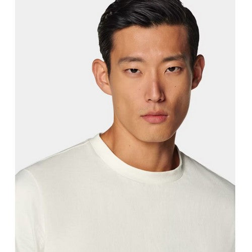 B&C Crew Neck Jersey in Ivory