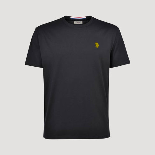 US Polo Assn. Embroidered Logo T-Shirt in Black
