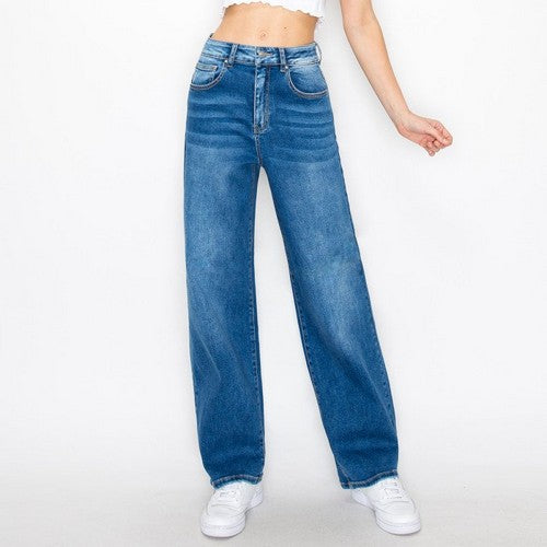 Wax Jean Straight Jeans Pant in Dark Denim