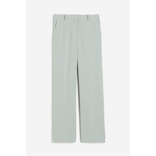 RN101255 H&M Kuhl Clothing Straight Dress Pants in Sage Green