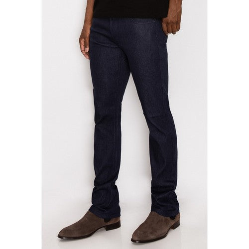 Skinny Fit Raw Jeans in Indigo