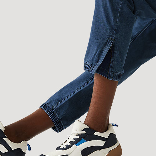 Marks & Spencer Denim Jogger in Indigo