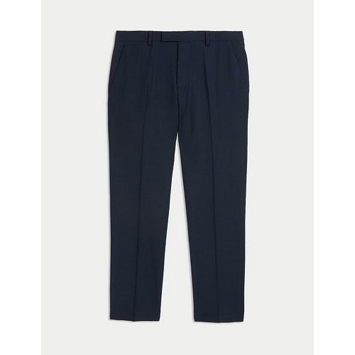 Marks & Spencer Slim Fit Performance Stretch Dress Pants in Navy