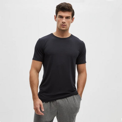 Livergy Crew Neck Lounge T-Shirt Black
