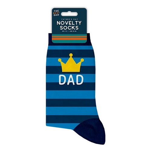 FAT7823 King Dad Ever Dress Socks 1pr