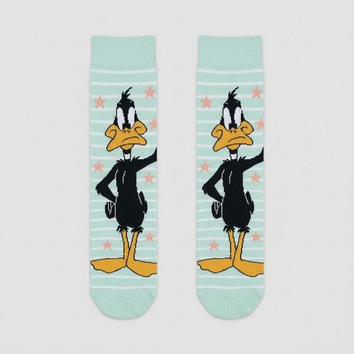 Official Looney Tunes Fun Socks 1pr in Daffy Duck