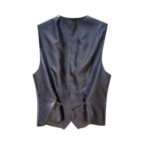 French Connection Plaid Waistcoat in Grey & Black