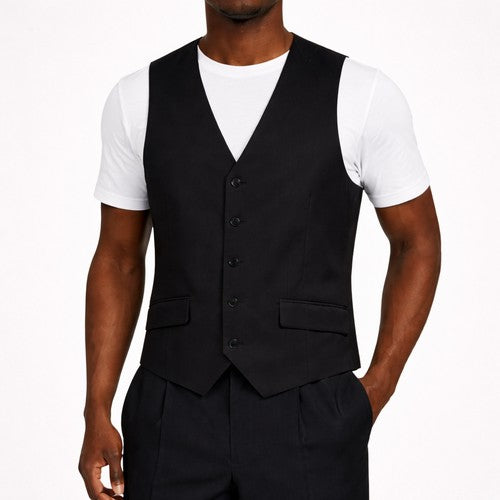 Carler & Jones Waistcoat in Black