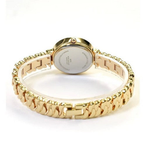 Montres Carlo Swirl Link Bracelet Watch in Gold