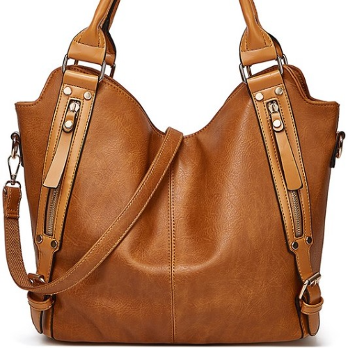 Jumbo Slouch Shoulder Bag in Mustard