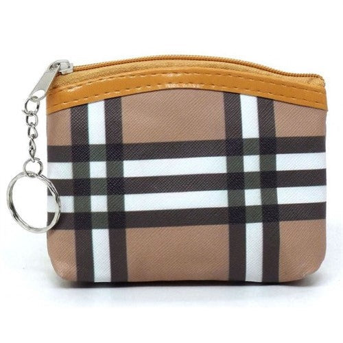 Plaid Coin Purse