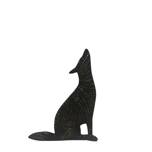Howling Dog Brooch