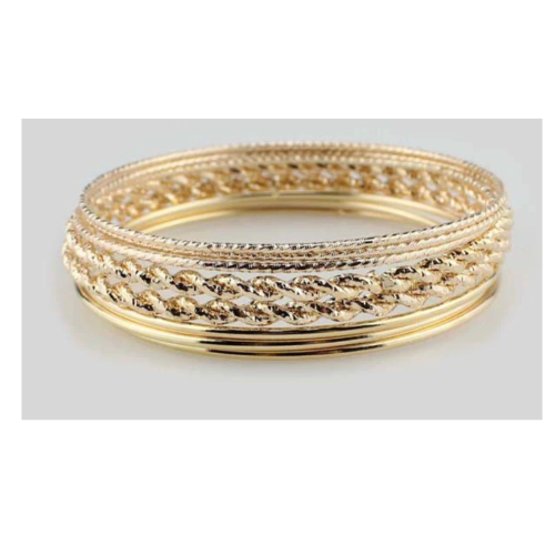 Multi Bangle Set Gold