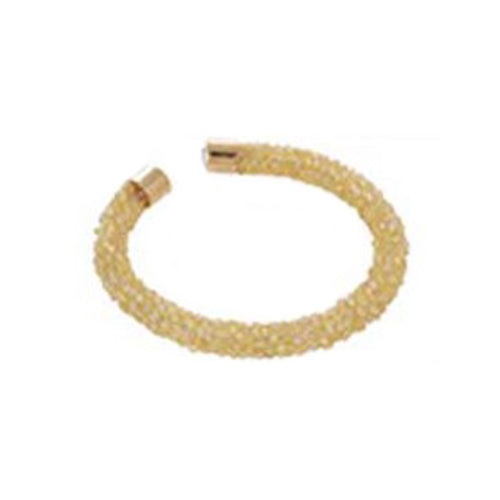 Beady Flexible Bangle Gold