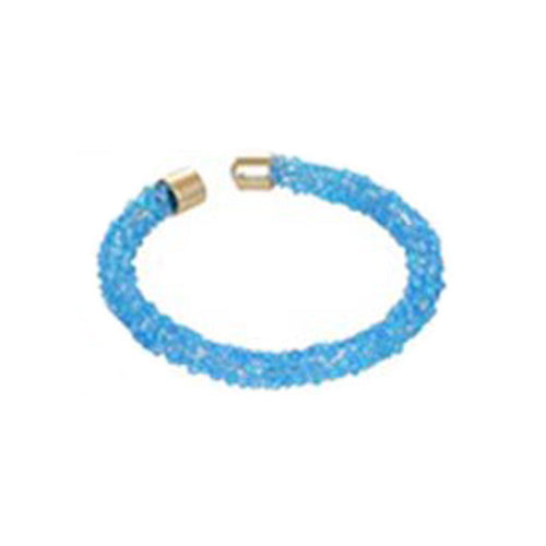 Beady Flexible Bangle Turquoise