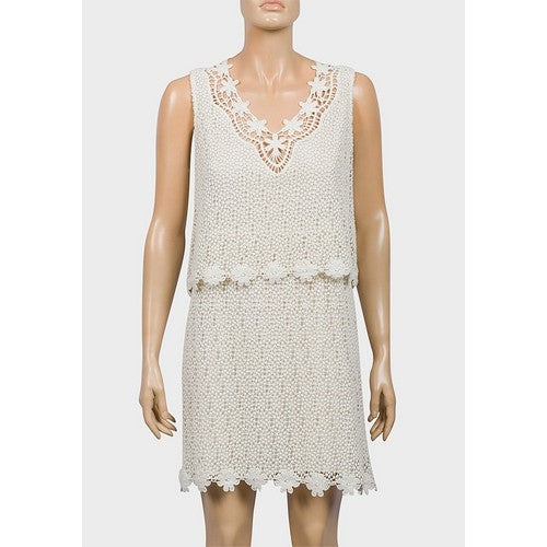 Topshop Crochet Lace Tunic Dress Ivory Seasons Fashion Topshop Crochet Lace Tunic Dress Ivory Seasons Fashion