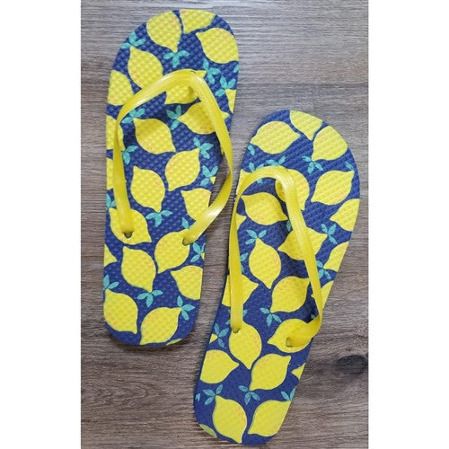 Lemon Flip-Flop Navy