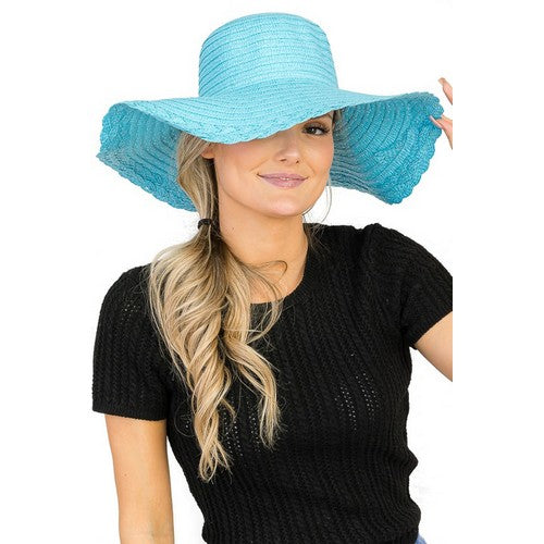 Turquoise store floppy hat