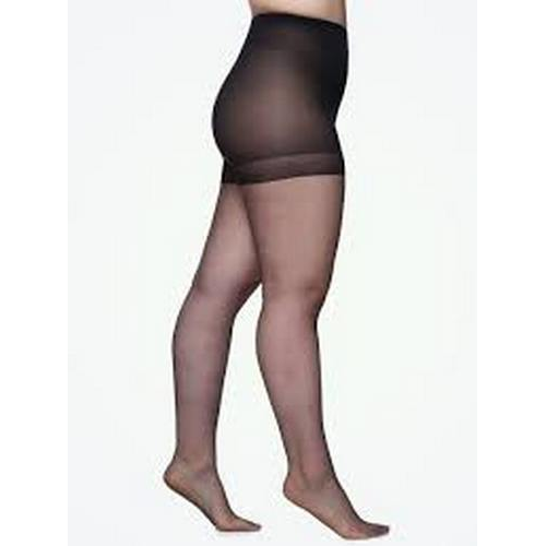 Ultra Sheer Pantyhose Queen Size Off Black