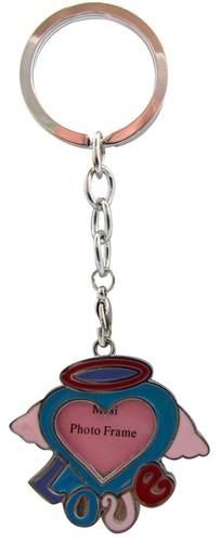 Photo Frame Keyring Love