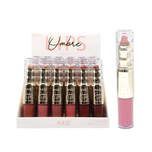 Amuse Ombre 24Hr Wear Lips Lipstick/Lipgloss