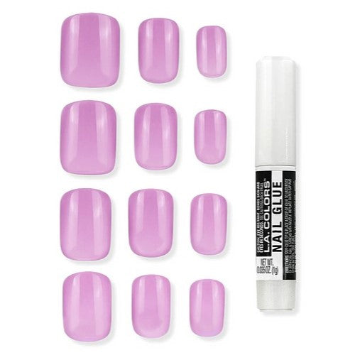 L.A. Colors Gel Nails On Artificial Nail Tips & Glue Kit CNT123 Jazzy