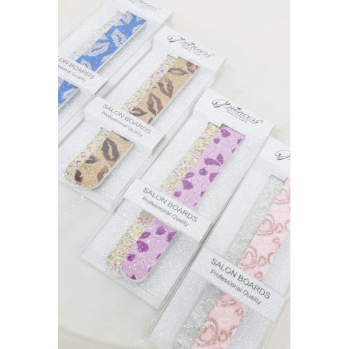 2pc Glitter Nail File Set