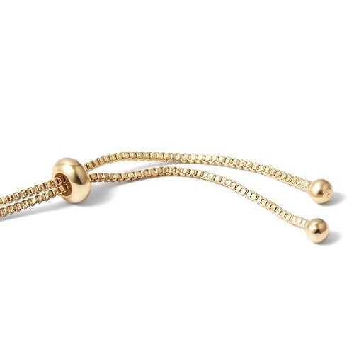 Rhinestone Adjustable Length Necklace/Choker Gold
