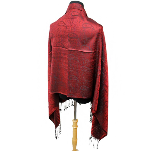 Paisley Pashmina Maroon