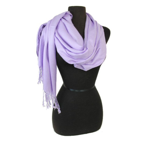 Plain Pashmina in Lavender